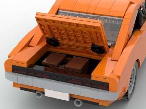 Bluebrixx 102757 - 1969 Orange Muscle-Car