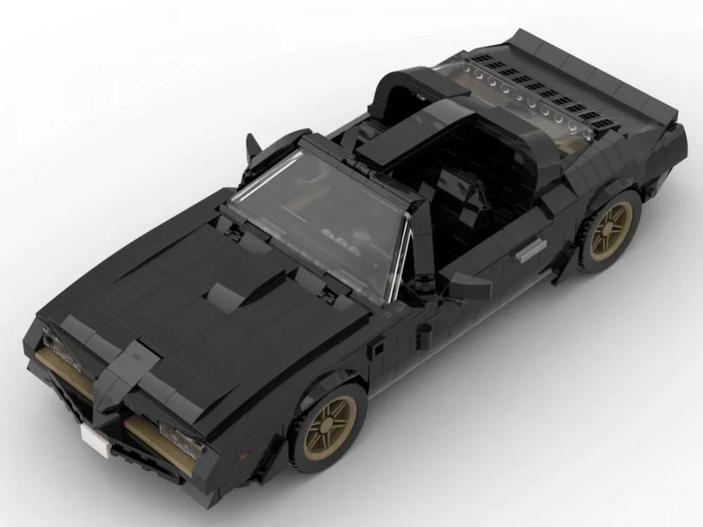 Bluebrixx 102728 - 1977 Black Sports-Car