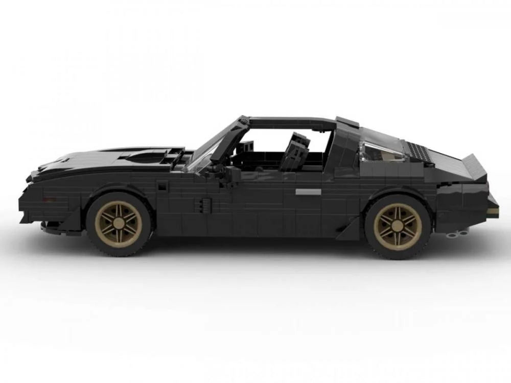 Bluebrixx 102728 - 1977 Black Sports-Car