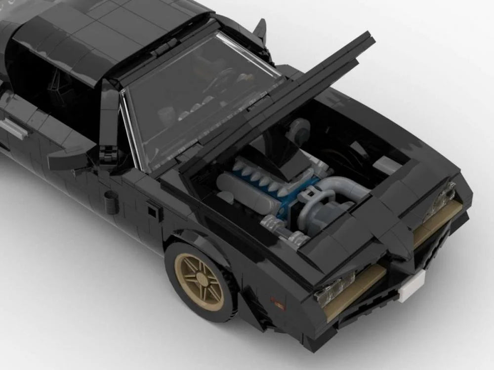 Bluebrixx 102728 - 1977 Black Sports-Car