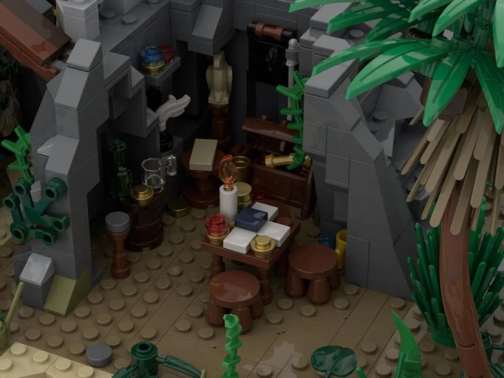 Bluebrixx 107096 - Big Pirate Island