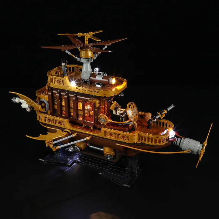 Lumibricks F9014 - Steampunk Airship: Light Catcher