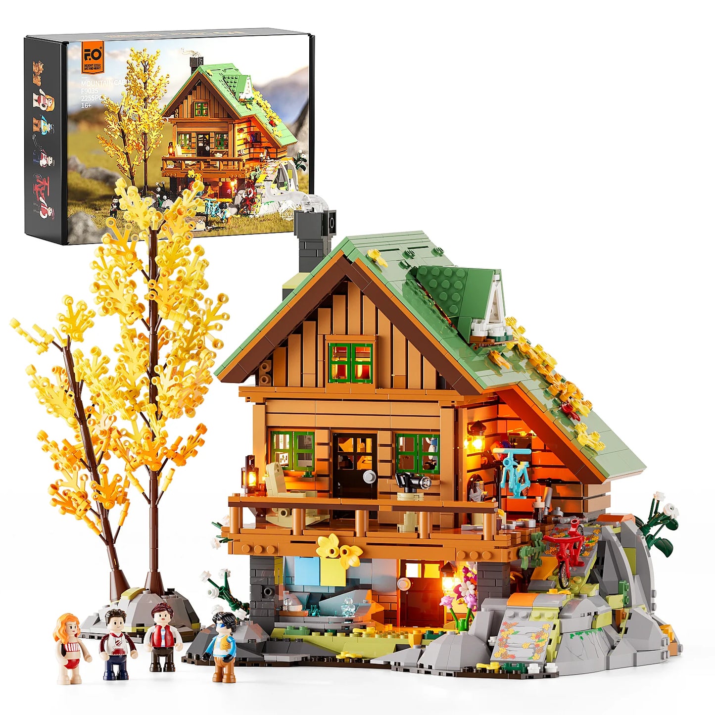 Lumibricks F9035 - Mountain Cabin