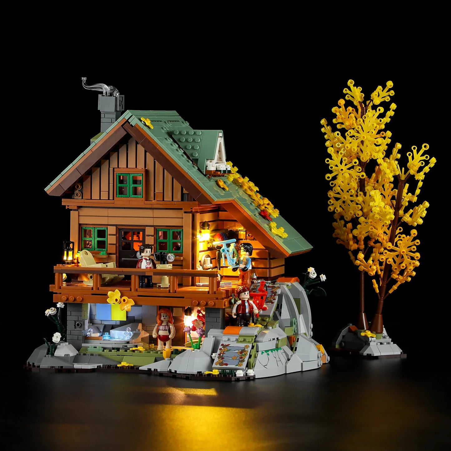Lumibricks F9035 - Mountain Cabin