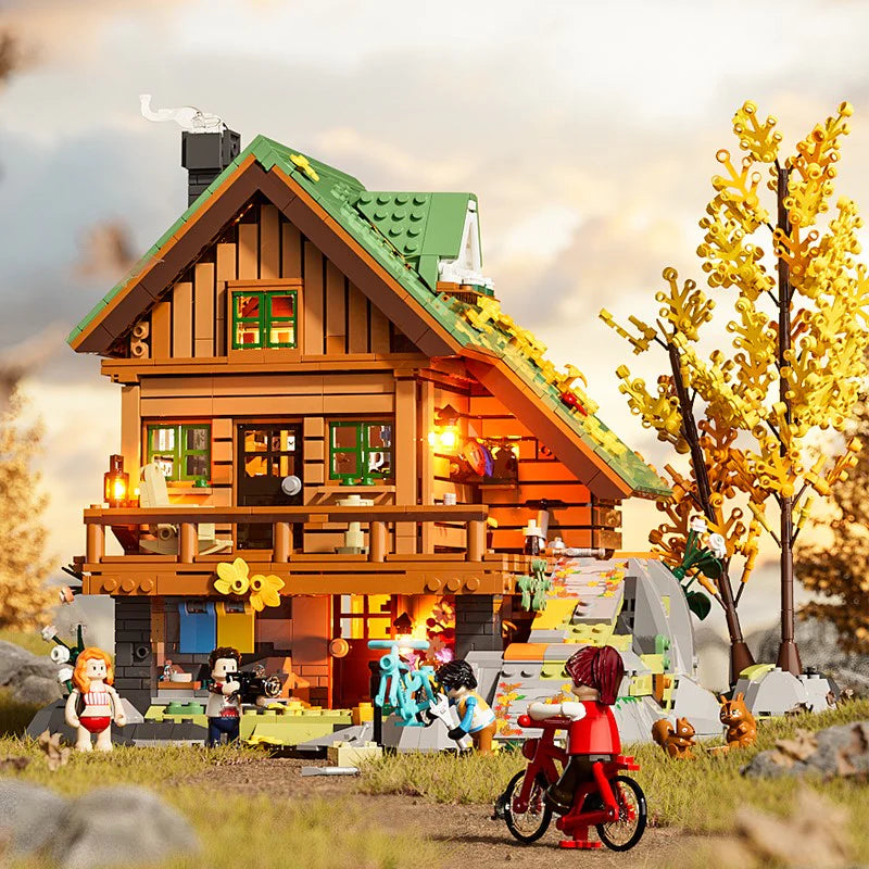 Lumibricks F9035 - Mountain Cabin