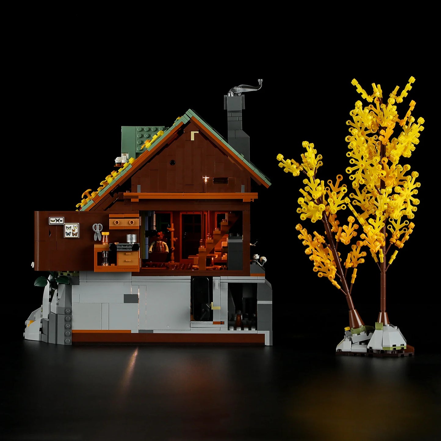 Lumibricks F9035 - Mountain Cabin