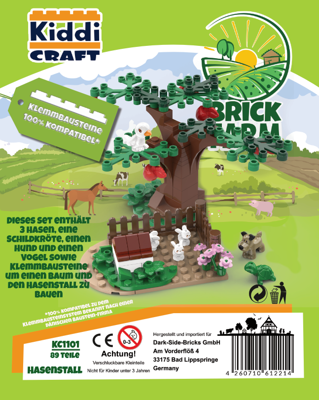 Kiddicraft KC1101 - Bunny Hutch