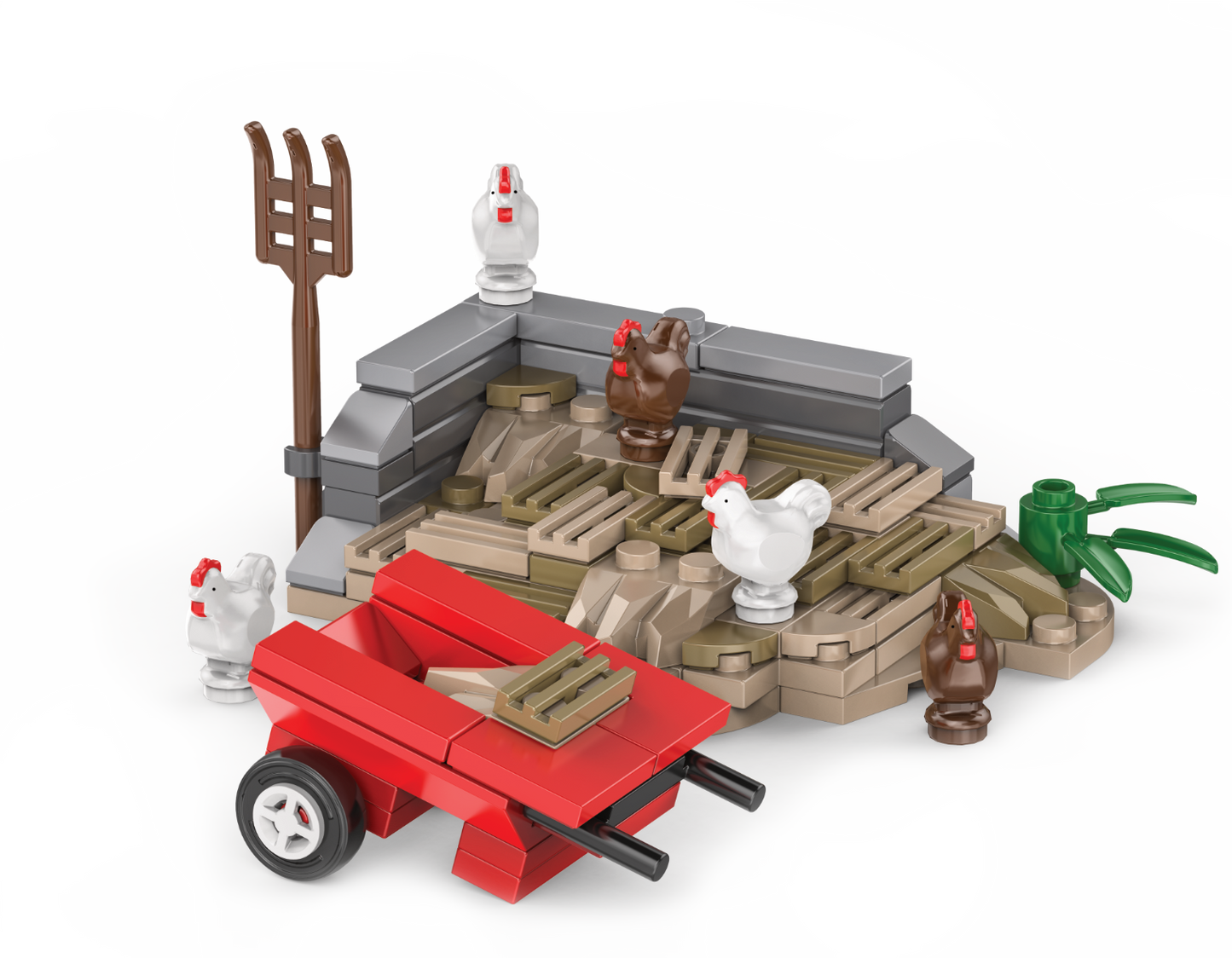 Kiddicraft KC1102 - Chickens on the manure heap
