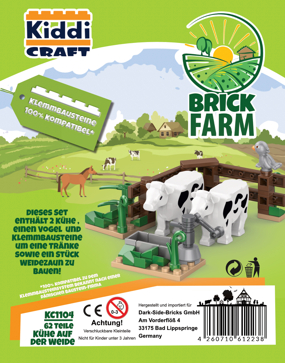 Kiddicraft KC1104 - Cows on the pasture