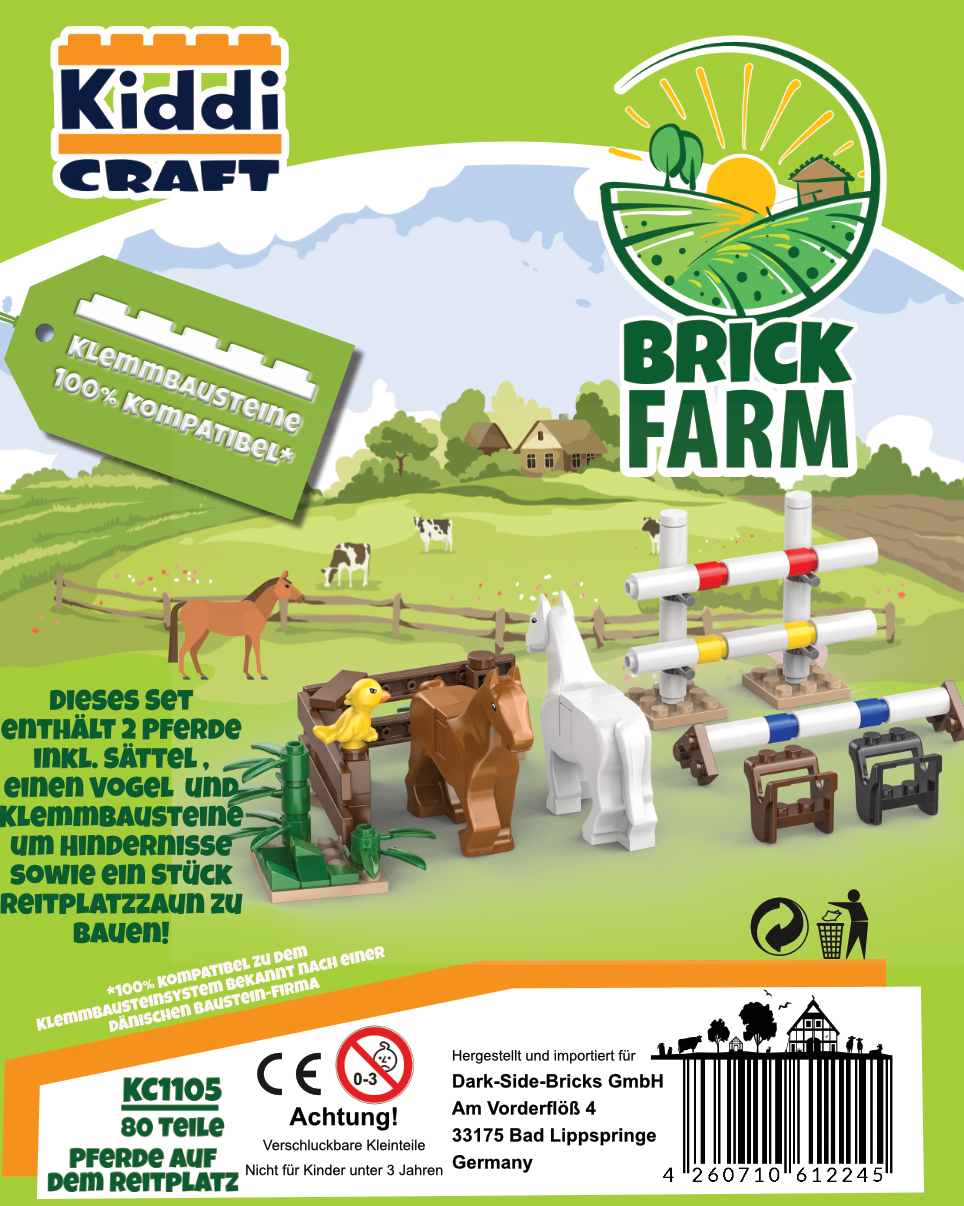 Kiddicraft KC1105 - Horses in the riding arena