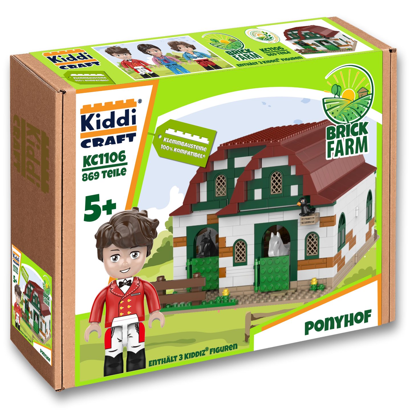 Kiddicraft KC1106 - Pony Farm