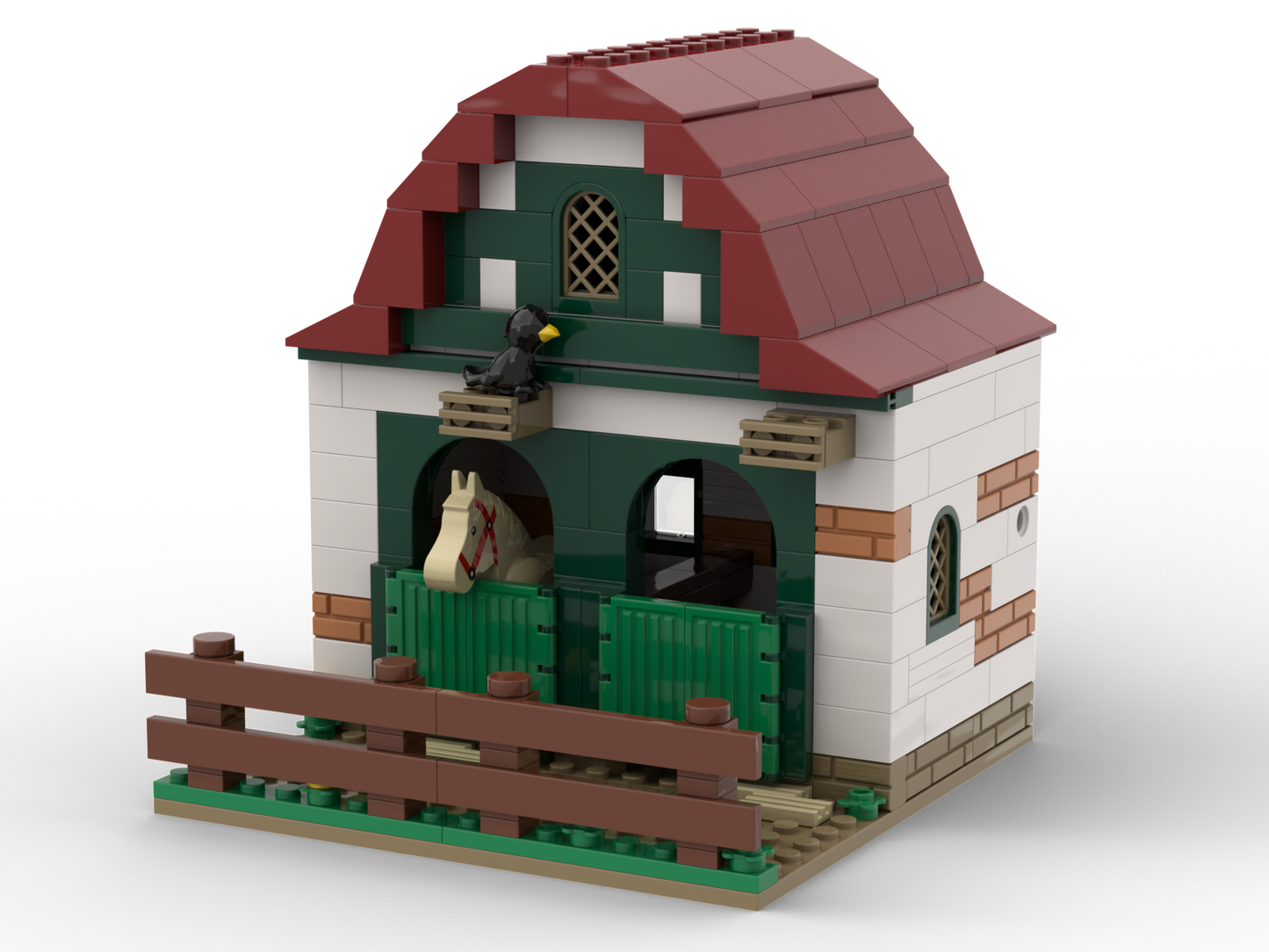 Kiddicraft KC1107 - Pony farm horse stalls