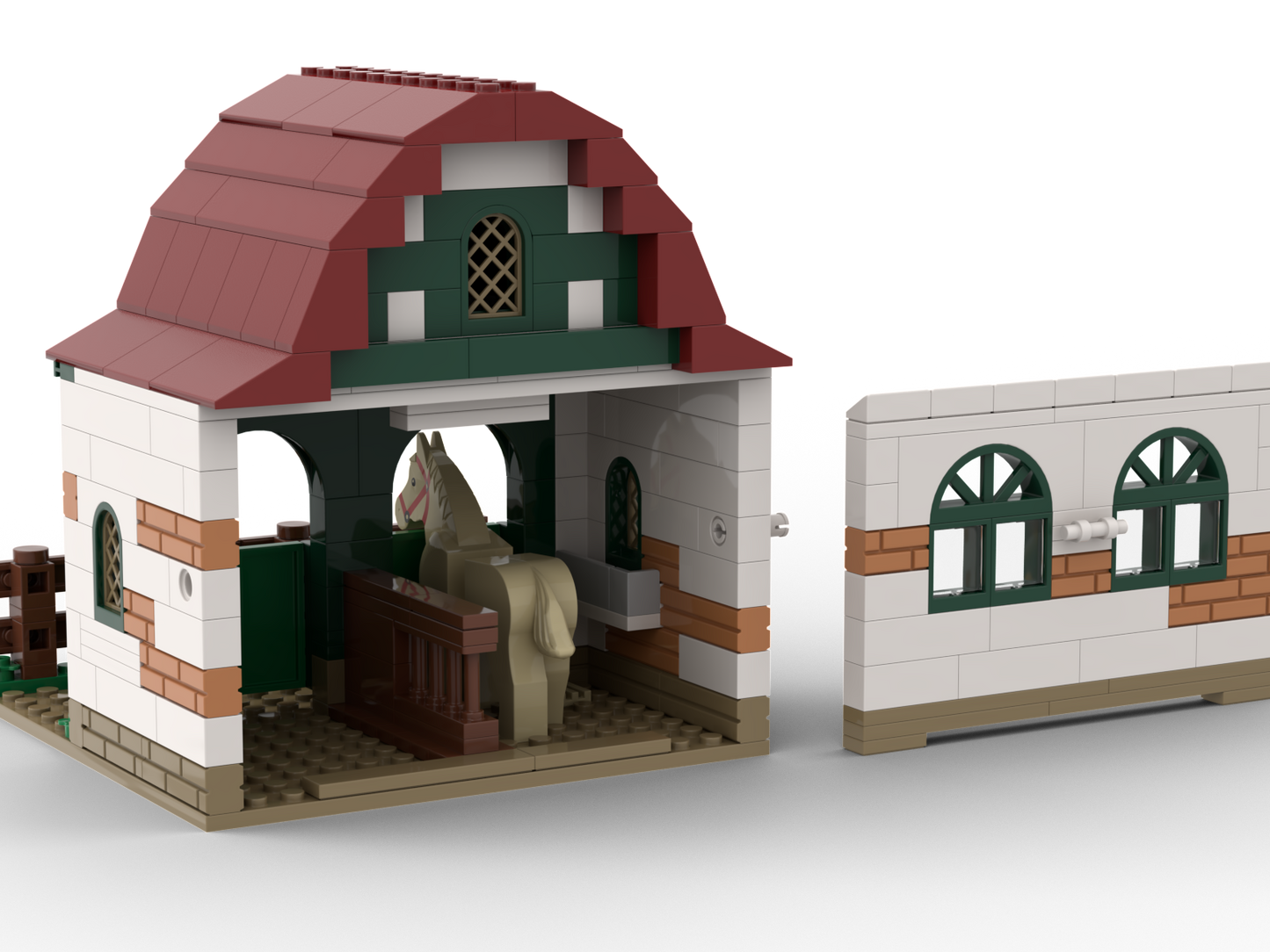 Kiddicraft KC1107 - Pony farm horse stalls