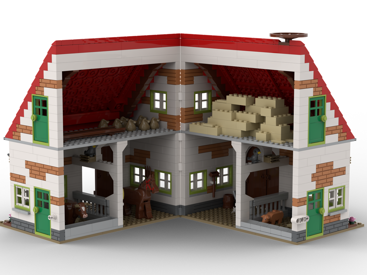 Kiddicraft KC1108 - Farmhouse Stable
