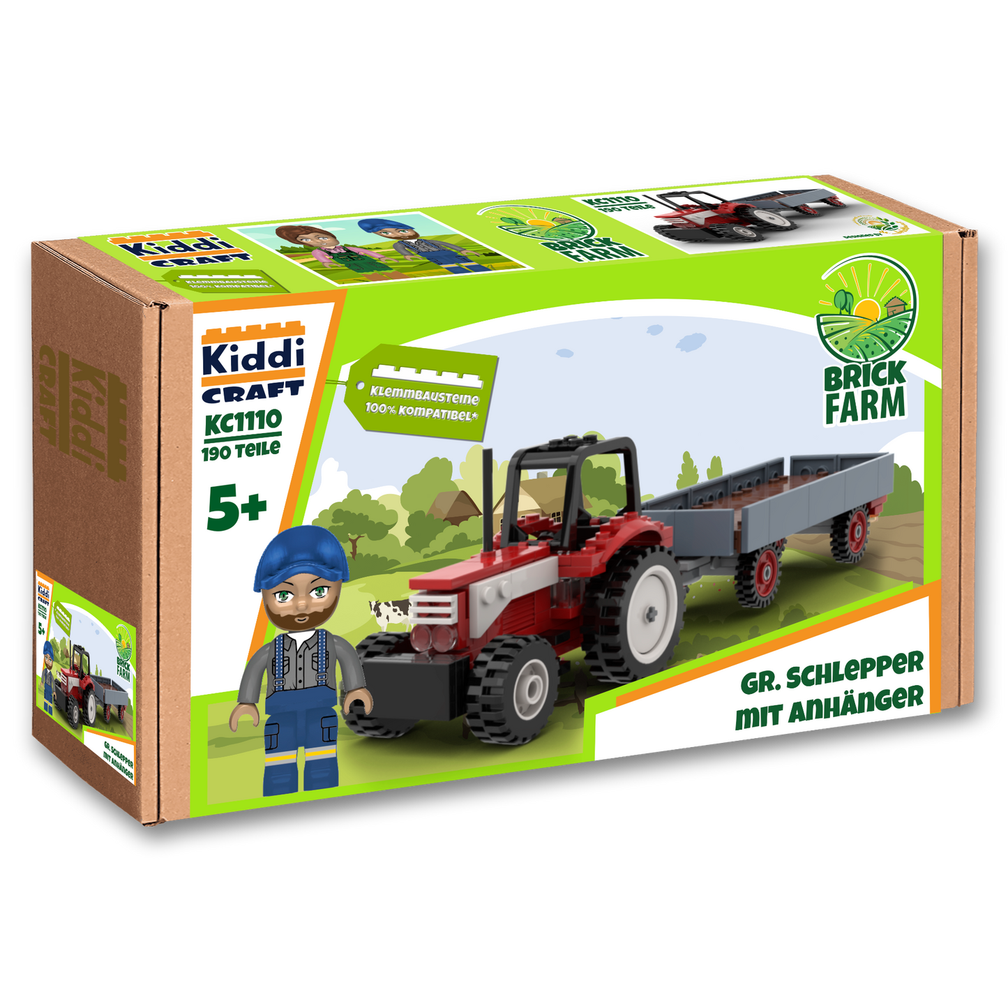 Kiddicraft KC1110 - Large tractor with trailer
