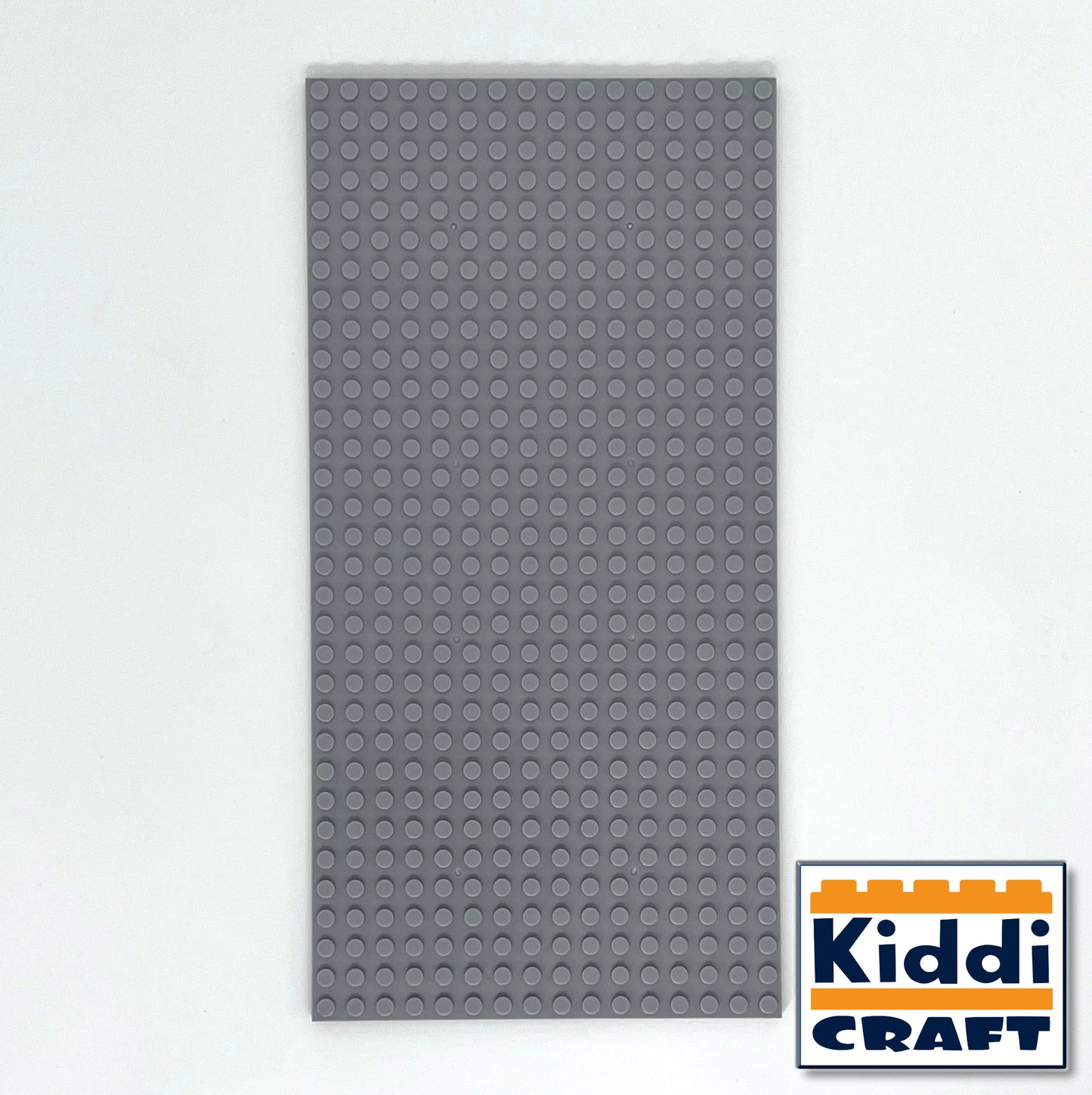 Kiddicraft KC16LGSA - Stackable baseplate 16 x 32 studs (12.7 x 25.5cm) Light Gray