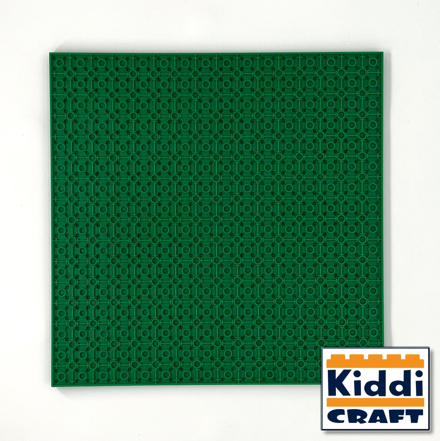 Kiddicraft KC32GSA - Stackable baseplate 32 x 32 studs (25.5 x 25.5cm) Green