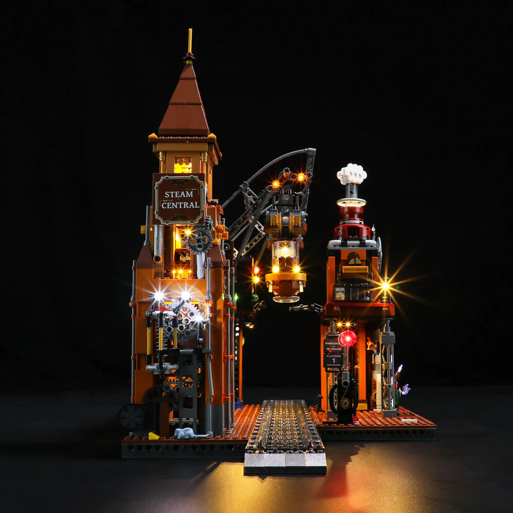 Lumibricks F9007 - Steampunk Train Station