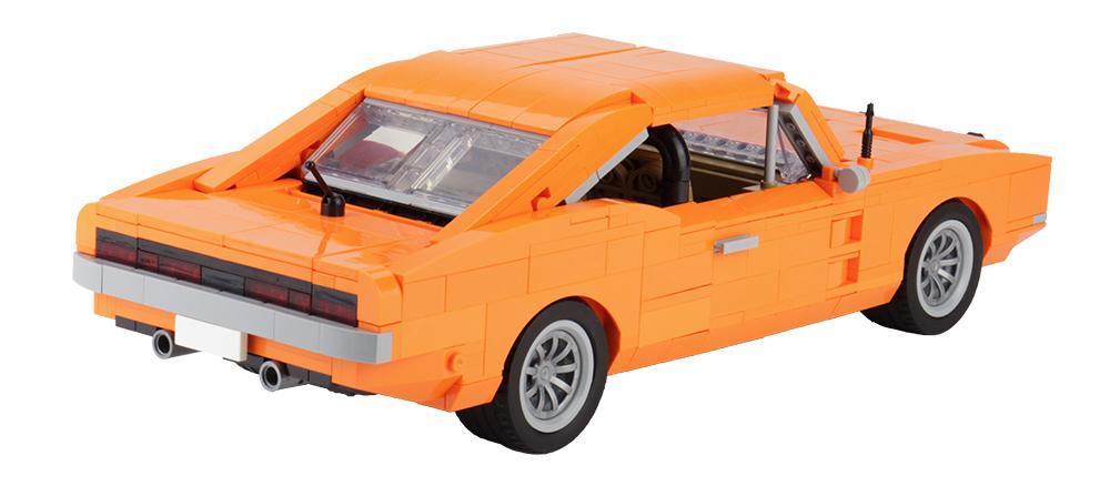 Bluebrixx 102757 - 1969 Orange Muscle-Car