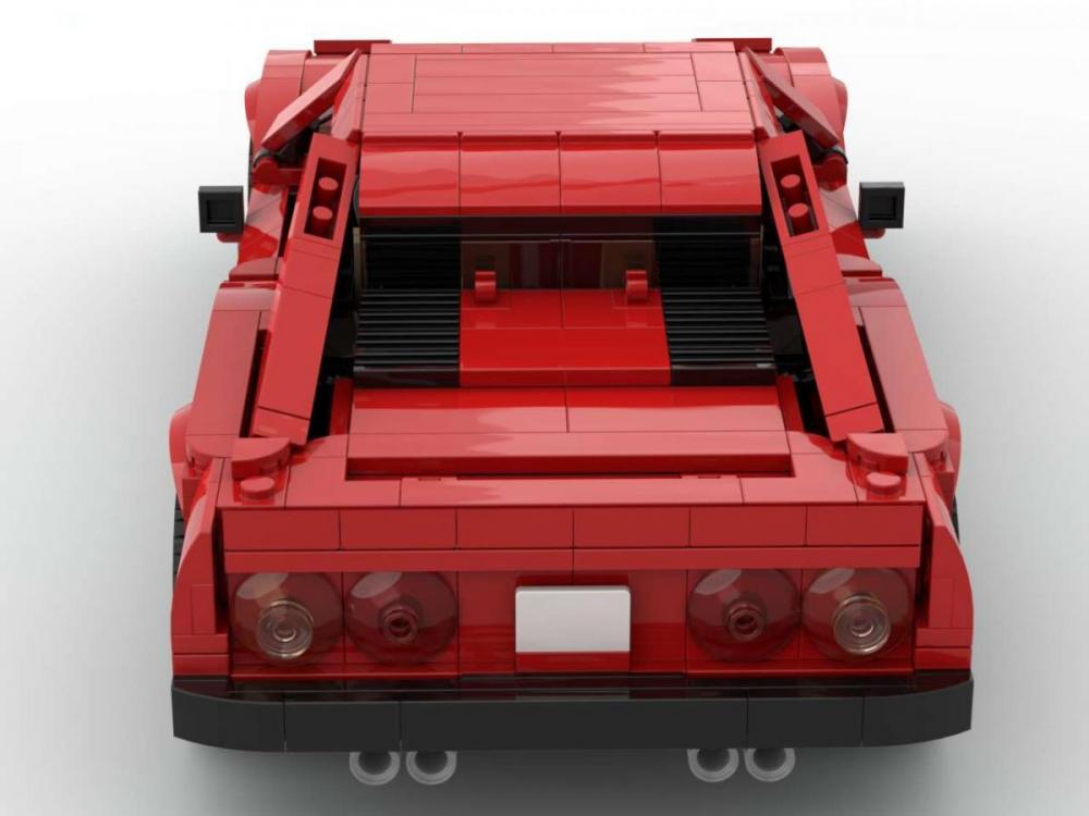 Bluebrixx 102789 - Classic Red Italien Sports Car