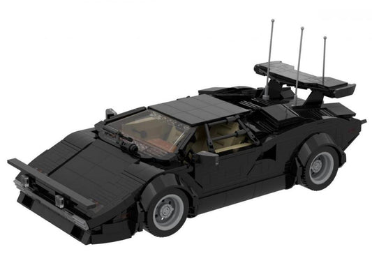 Bluebrixx 107549 - Black Highway Racing Car