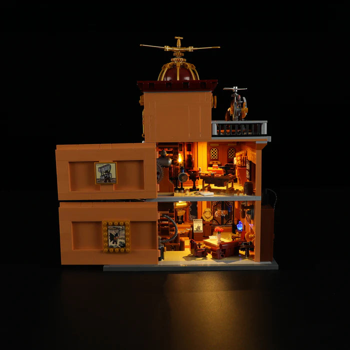 Lumibricks F9050 - Steampunk Flying Club
