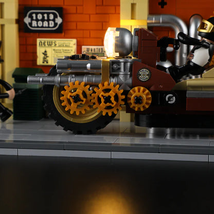 Lumibricks F9067 - Steampunk Motorcycle Pursuit