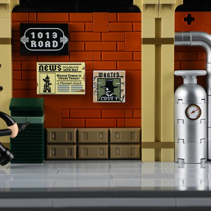 Lumibricks F9067 - Steampunk Motorcycle Pursuit