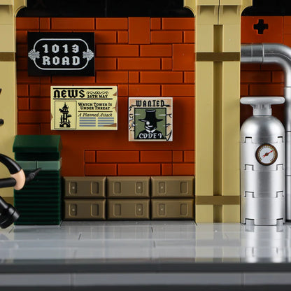 Lumibricks F9067 - Steampunk Motorcycle Pursuit