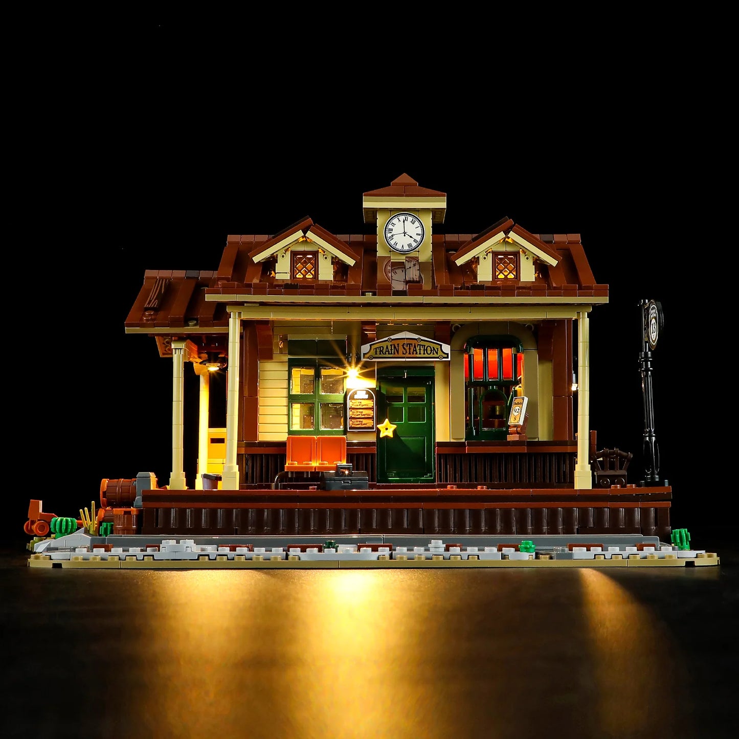 Lumibricks F9039 - Wild West Train Station
