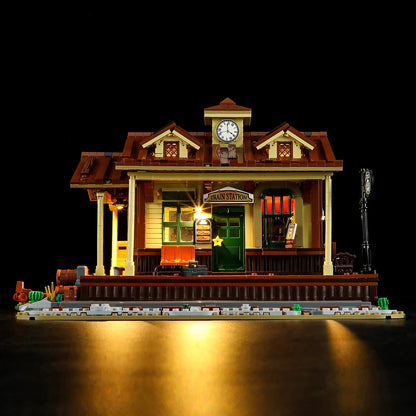Lumibricks F9039 - Wild West Train Station