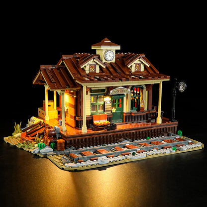 Lumibricks F9039 - Wild West Train Station