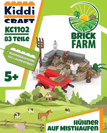 Kiddicraft KC1102 - Chickens on the manure heap