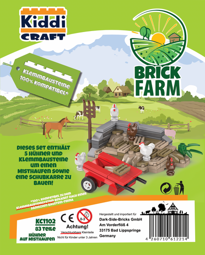 Kiddicraft KC1102 - Chickens on the manure heap