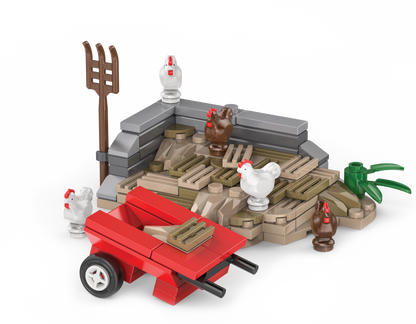 Kiddicraft KC1102 - Chickens on the manure heap