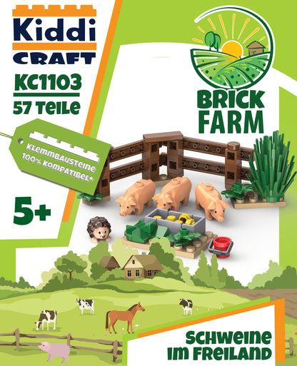 Kiddicraft KC1103 - Pigs in the free range