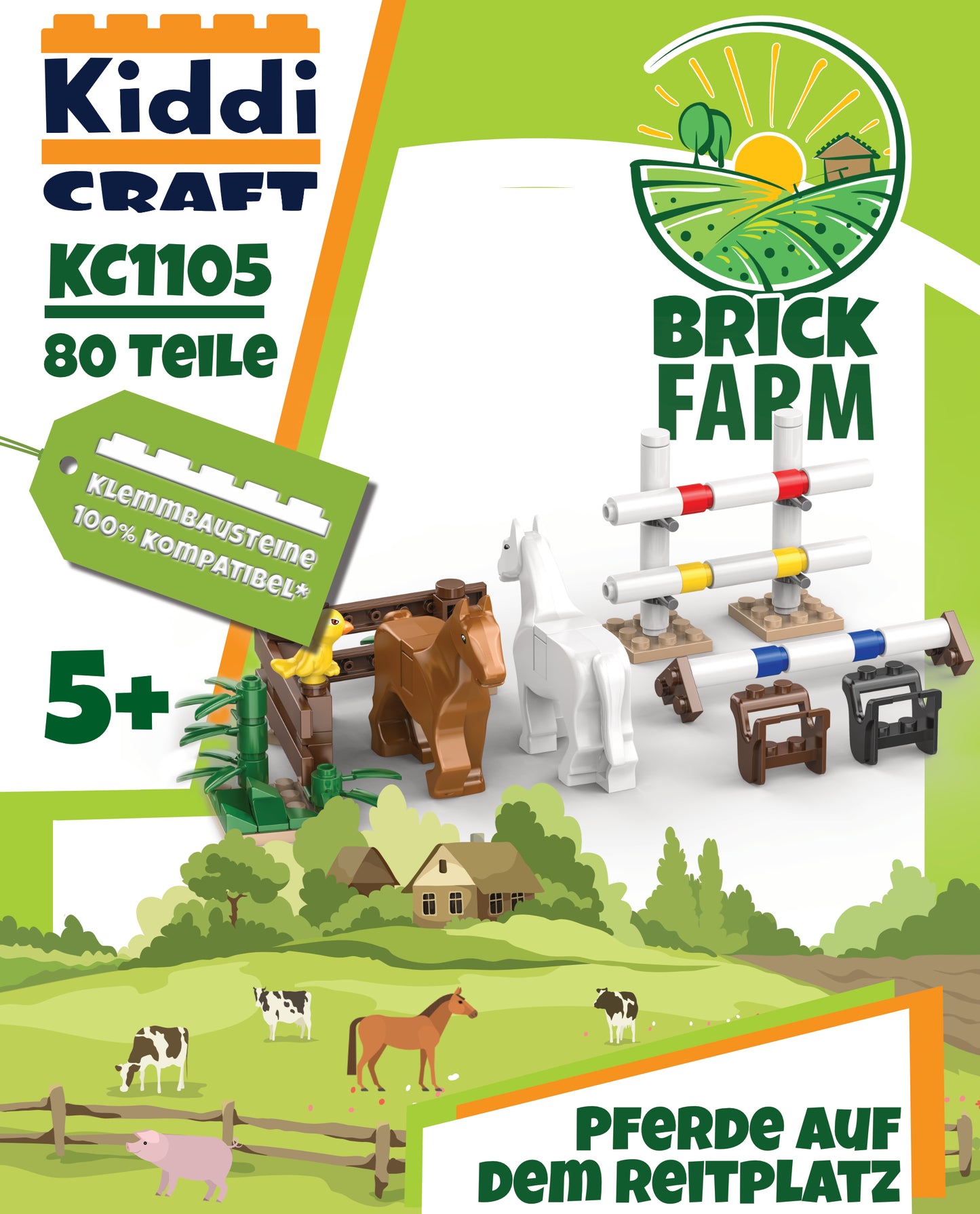 Kiddicraft KC1105 - Horses in the riding arena