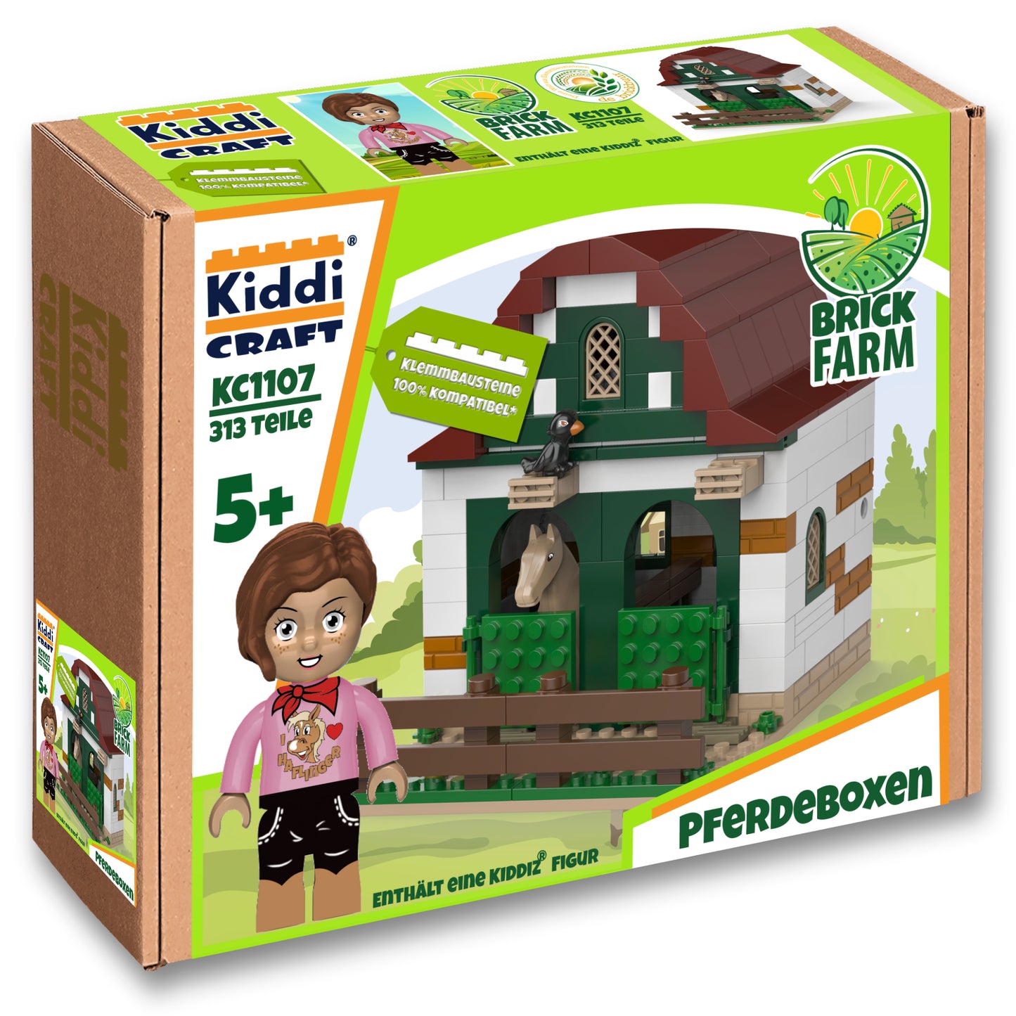 Kiddicraft KC1107 - Pony farm horse stalls