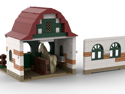 Kiddicraft KC1107 - Pony farm horse stalls