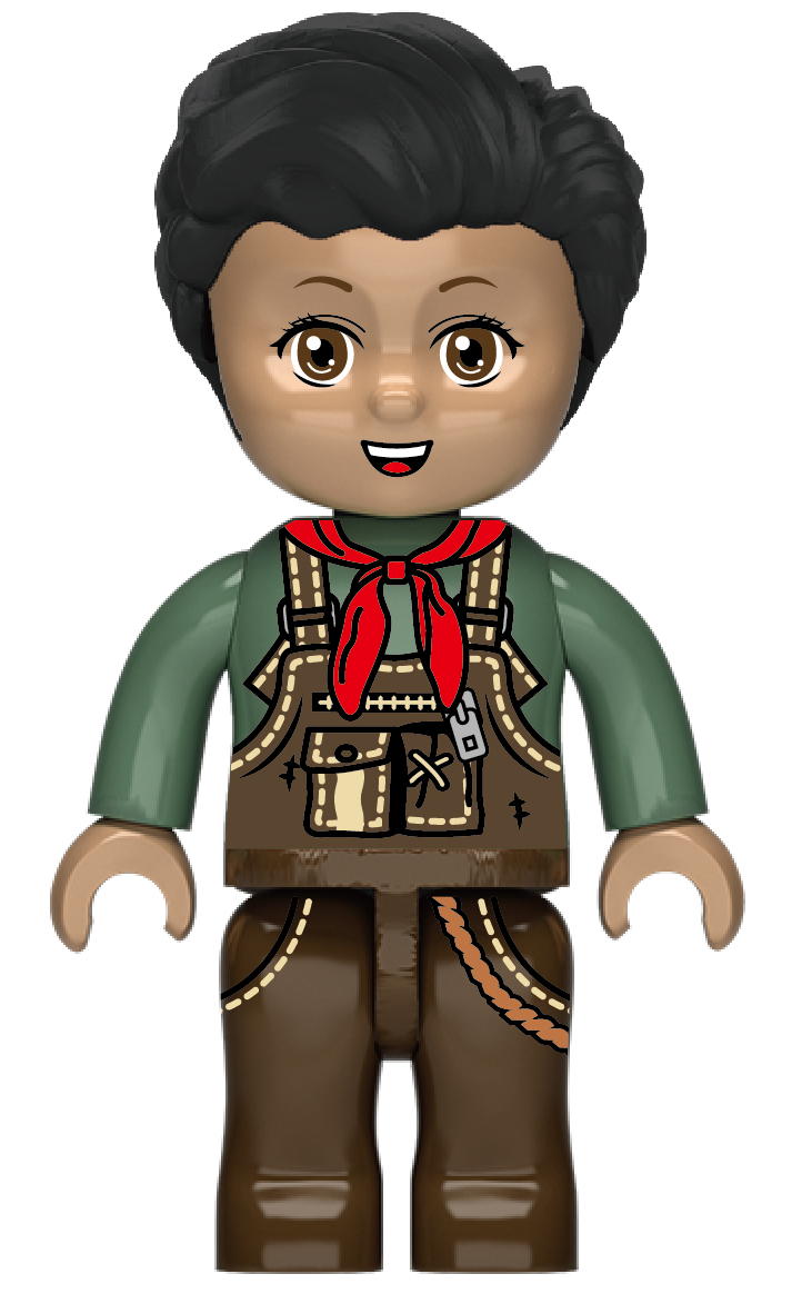 Kiddicraft KC1109 - Small tractor with trailer