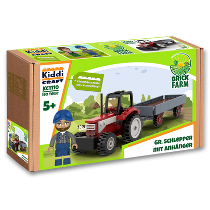 Kiddicraft KC1110 - Large tractor with trailer