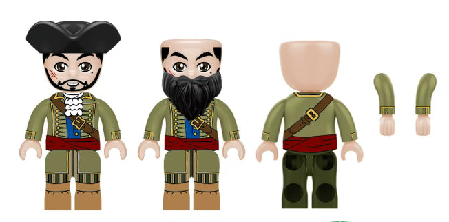Kiddicraft KC1411 - Crew of Pirates
