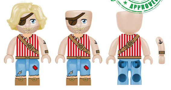 Kiddicraft KC1411 - Crew of Pirates