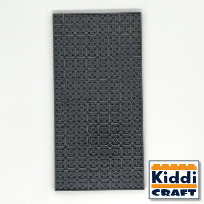 Kiddicraft KC16DGSA - Stackable baseplate 16 x 32 studs (12.7 x 25.5cm) Dark Gray