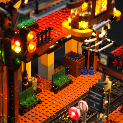 Lumibricks F9007 - Steampunk Train Station