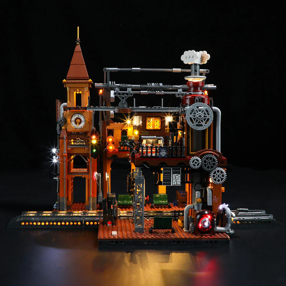 Lumibricks F9007 - Steampunk Train Station