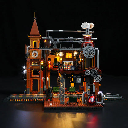 Lumibricks F9007 - Steampunk Train Station
