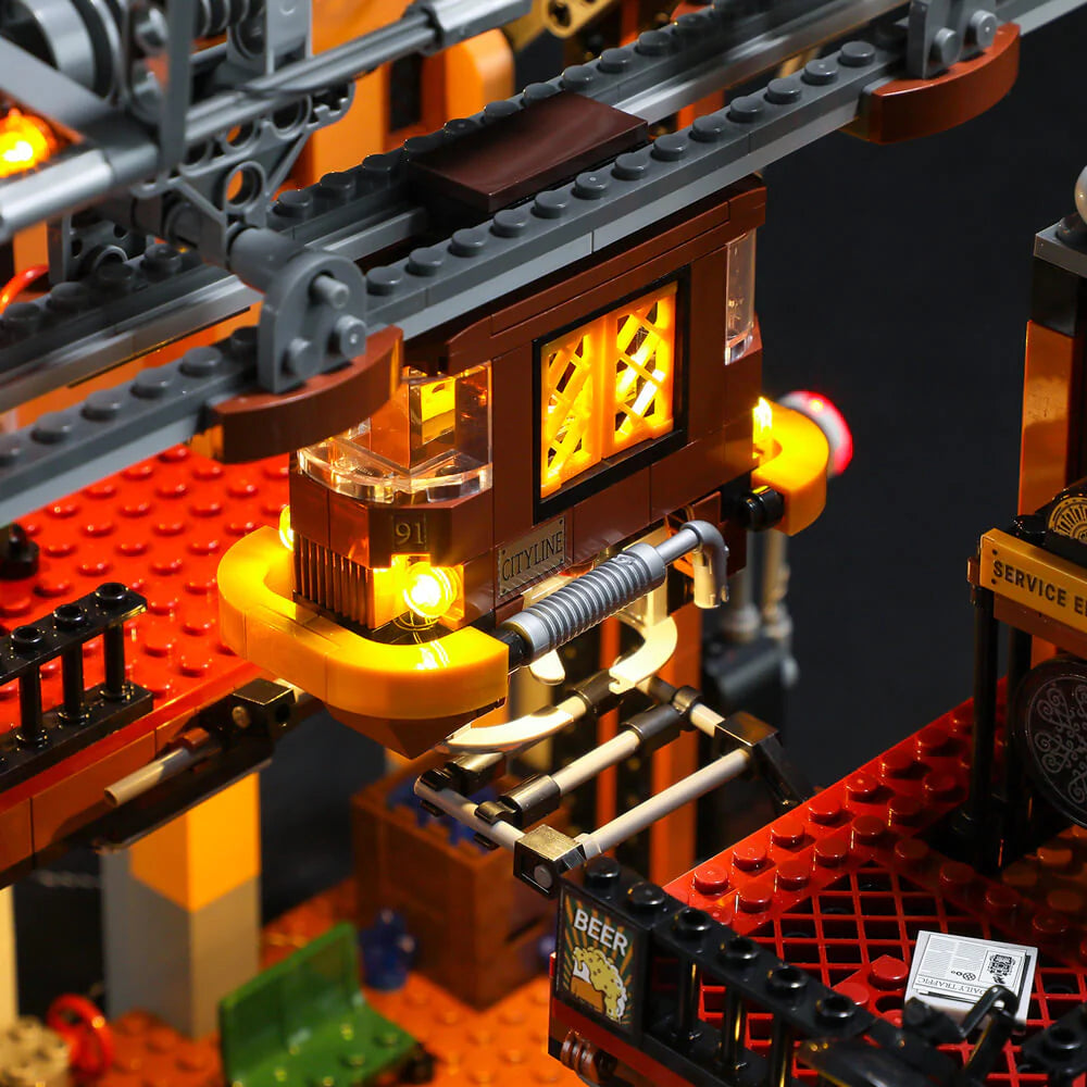 Lumibricks F9007 - Steampunk Train Station