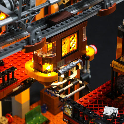 Lumibricks F9007 - Steampunk Train Station