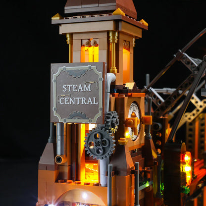Lumibricks F9007 - Steampunk Train Station